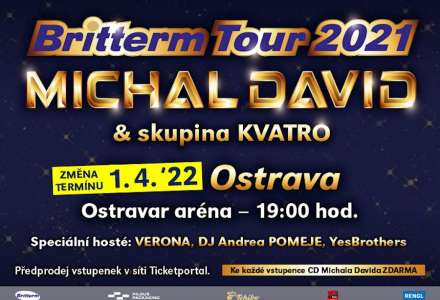Michal David - Britterm tour 2021
