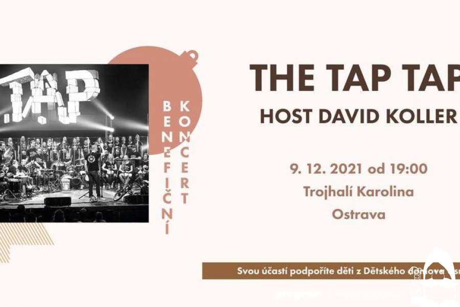 Benefiční koncert - The Tap Tap. Host David Koller