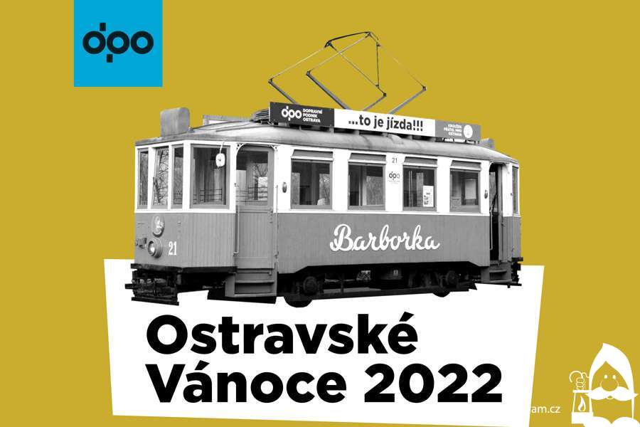 Ostravské Vánoce 2022 / Adventní jízdy tramvají Barborka