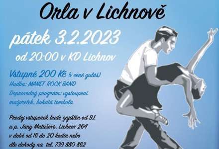 Orelský ples při příležitosti 100 let Orla v Lichnově