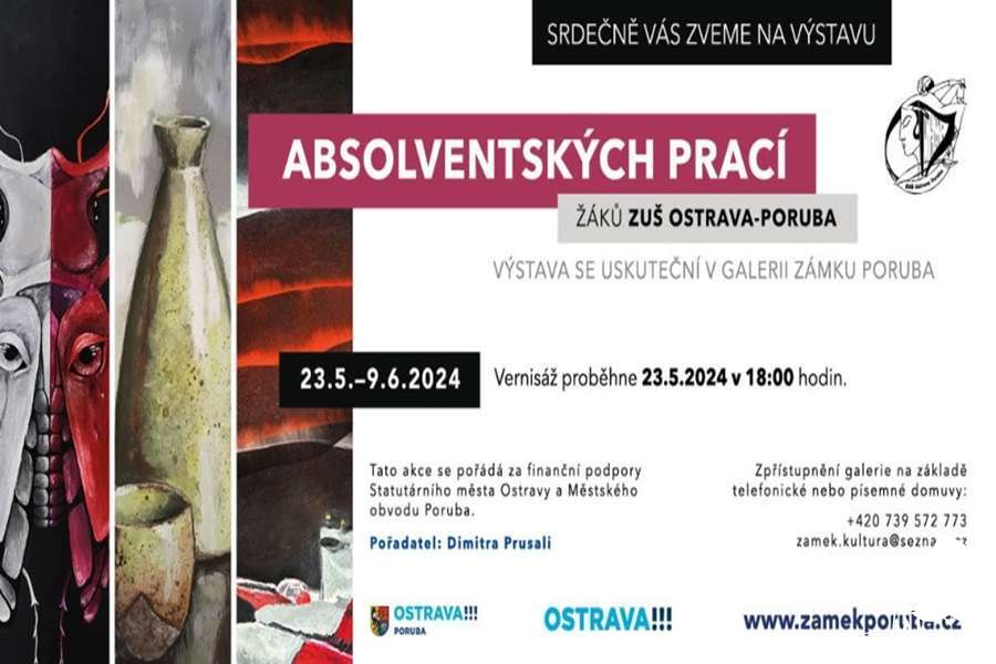 Výstava absolventských prací ZUŠ Ostrava-Poruba
