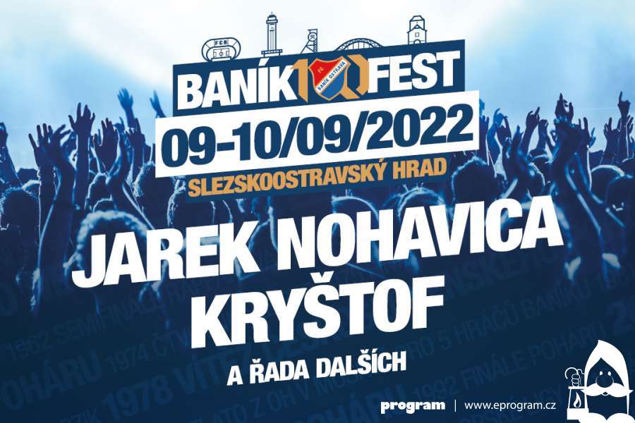 Baník Ostrava chystá oslavy i s Nohavicou a kapelou Kryštof