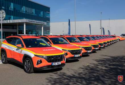 Hasiči dostali 24 velitelských vozidel Hyundai Tucson