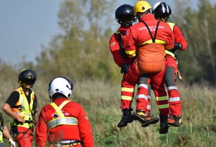 Pravidelné cvičení moravskoslezských leteckých záchranářů