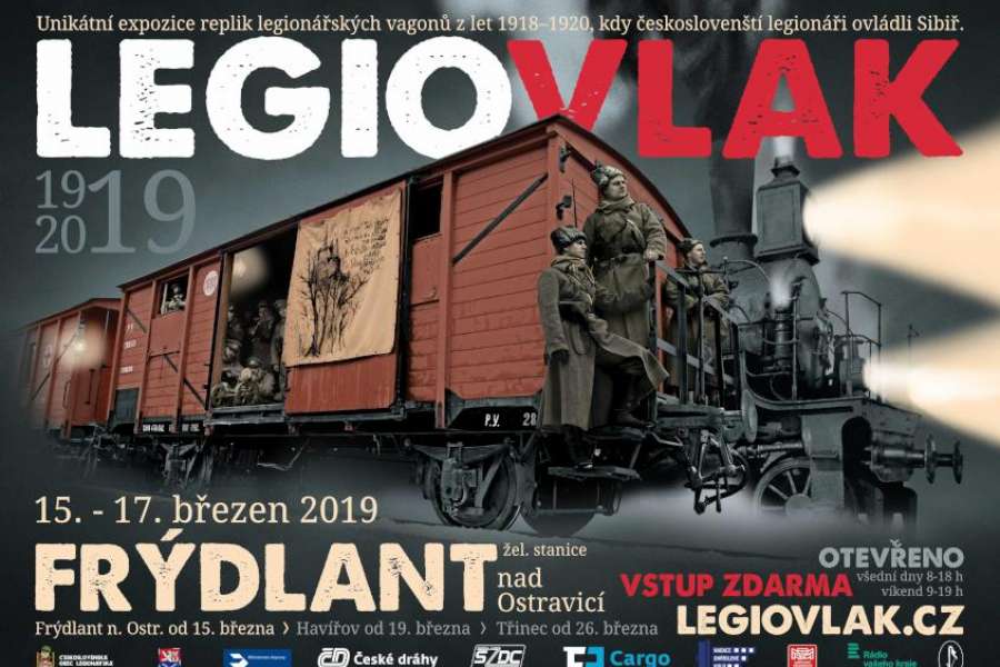 Legiovlak zahájí svou cestu rokem 2019 na severu Moravy